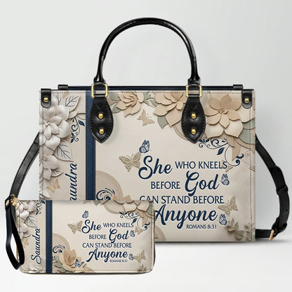 CHRISTIANARTBAG Personalized Leather Handbag for Women – Custom Faith-Based Tote Bag with Bible Verses – Inspirational Christian Gifts for Her CAB01052626