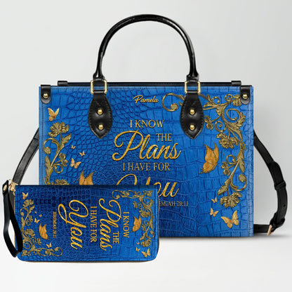 SET Personalized Leather Handbag with Long Wallet – Christian Bible Verse Bag | CHRISTIANARTBAG | Buy Handbag Get Wallet