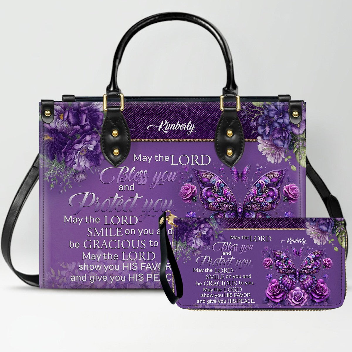 Custom Engraved Leather Handbag - Elegance & Faith Combined - CHRISTIANARTBAG CABLTHB01031226