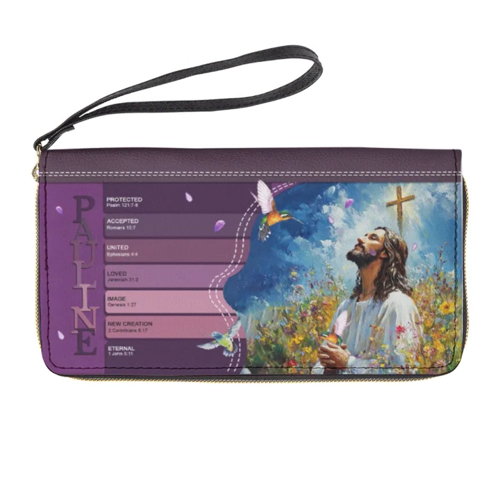 Christianartbag Handbags- Uncover the sacred meaning of your name - Personalized Leather Handbag - CABLTB0113225