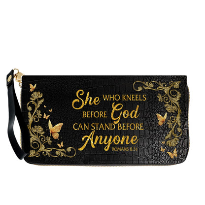 Personalized Leather Handbag with Custom Name & Bible Verse - Personalized Christian Leather Handbag & Wallet Set | CHRISTIANARTBAG™ CAB01010626