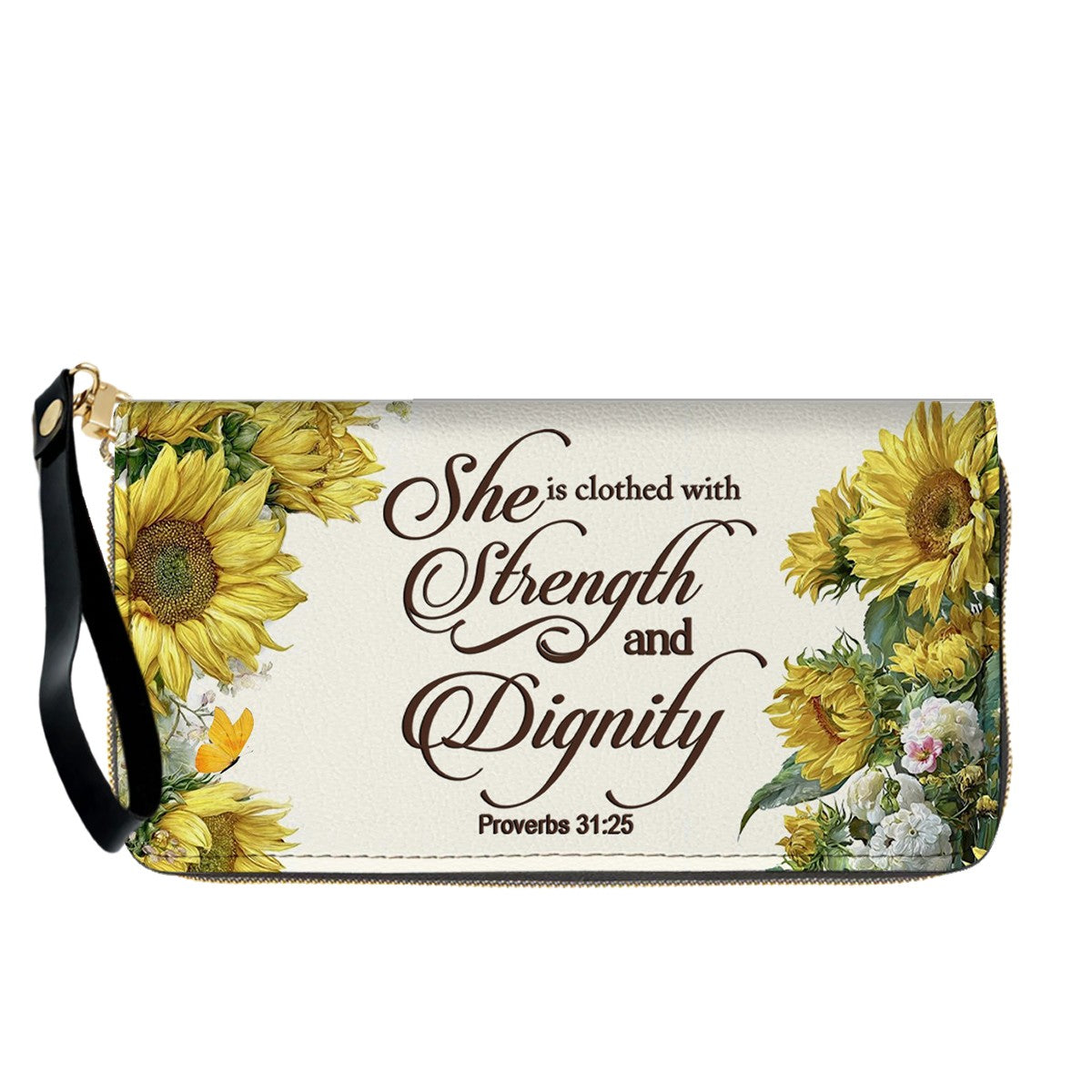 Personalized Christian Leather Handbag for Women – Custom Name & Bible Verse | CHRISTIANARTBAG CAB011426