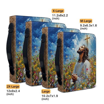 Christianart Bible Cover - God Blessed The Broken Road Christian Bible Cover - Personalized Bible Cover - CABBBCV03021025