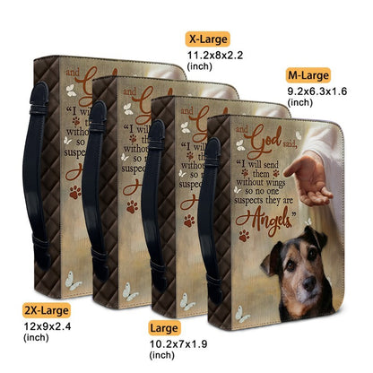 CHRISTIANARTBAG Bible Cover - And GOD Said "I Will Send Them Without Wings So No One Suspects They Are" - Personalized Pet Bible Covers, CABBBCV02190525.