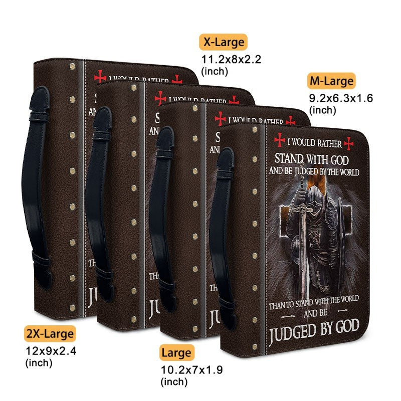 Personalized Bible Cover with Custom Name – Christian Knight Design, Each Letter Linked to Bible Verses