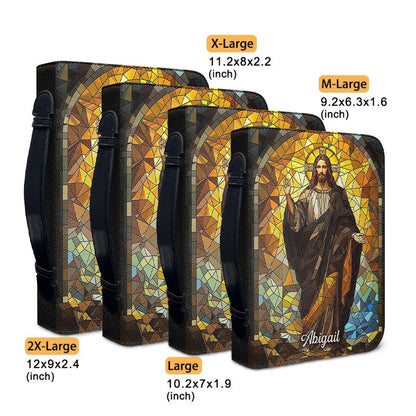 CHRISTIANARTBAG Bible Cover - Customizable Bible Cover – Name - Christian Gifts.