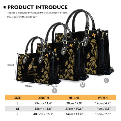 CHRISTIANARTBAG Handbags - Personalized Christian Handbag with Bible Verse – A to Z Alphabet Design – Your Letter, Your Verse, Your Faith – Inspirational Gift for Moms - CABLTB01062425