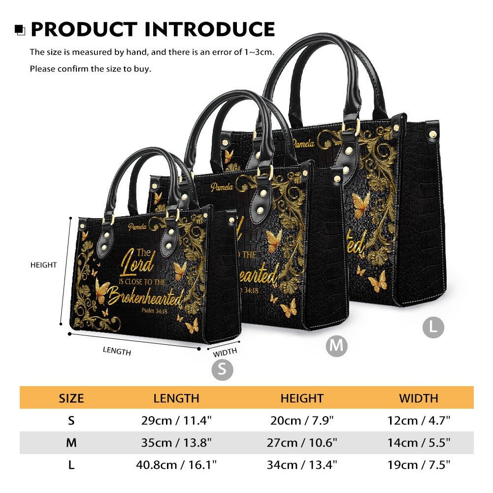 CHRISTIANARTBAG Handbags - WALKING IN FAITH – Personalized Christian Leather Handbag for Women - Custom Bible Verses & Name - Faith-Inspired | Bible-Based | Spirit-Lifting - CABLTB01080625