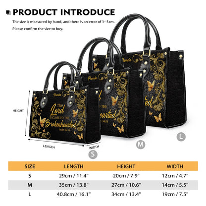 CHRISTIANARTBAG Handbags - WALKING IN FAITH – Personalized Christian Leather Handbag for Women - Custom Bible Verses & Name - Faith-Inspired | Bible-Based | Spirit-Lifting - CABLTB01080625