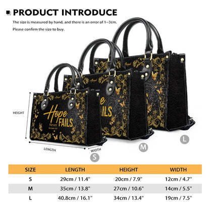 Hope & Faith – Personalized Christian Handbag