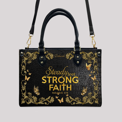 Strength & Courage – Personalized Christian Handbag