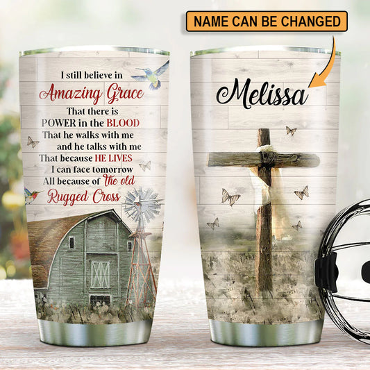 Christianartbag Drinkware, There Is Power In The Blood, Personalized Mug, Tumbler, Personalized Gift. - Christian Art Bag