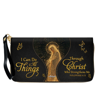 Personalized Christian Leather Handbag & Wallet Set | CHRISTIANARTBAG™ Faith Gift for Women