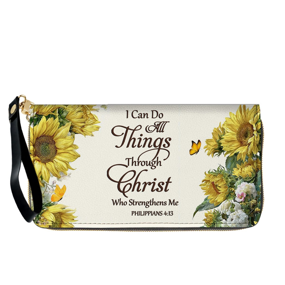 Personalized Christian Leather Handbag for Women – Custom Name & Bible Verse | CHRISTIANARTBAG CAB011426