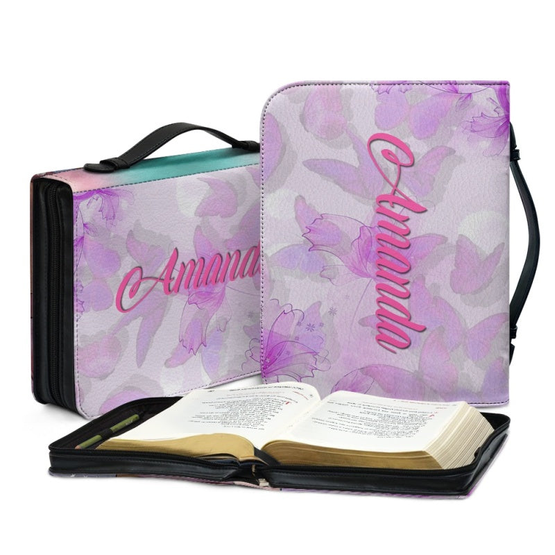 Christianartbag Bible Cover, To My Daughter From Mom Bible Cover, Personalized Bible Cover, Art Design Bible Cover, Christian Gifts, CAB08071223. - Christian Art Bag