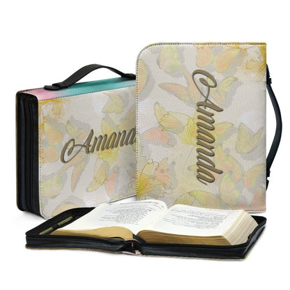 Christianartbag Bible Cover, To My Daughter From Mom Bible Cover, Personalized Bible Cover, Art Design Bible Cover, Christian Gifts, CAB17071223. - Christian Art Bag