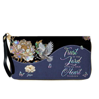 Personalized Leather Handbag – Christian Purse | Mother of Pearl Style | CHRISTIANARTBAG CAB123025