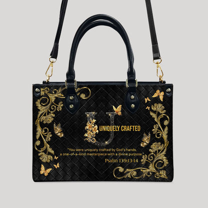 CHRISTIANARTBAG Handbags - Personalized Christian Handbag with Bible Verse – A to Z Alphabet Design – Your Letter, Your Verse, Your Faith – Inspirational Gift for Moms - CABLTB01062425