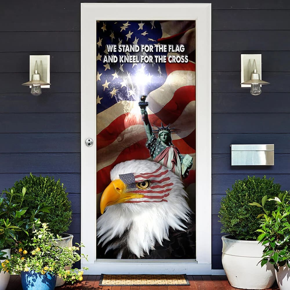 Christianartbag Door Cover, United We Stand, Religious Door Decorations, Christian Home Decor - Christian Art Bag
