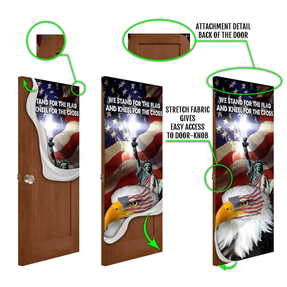Christianartbag Door Cover, United We Stand, Religious Door Decorations, Christian Home Decor - Christian Art Bag