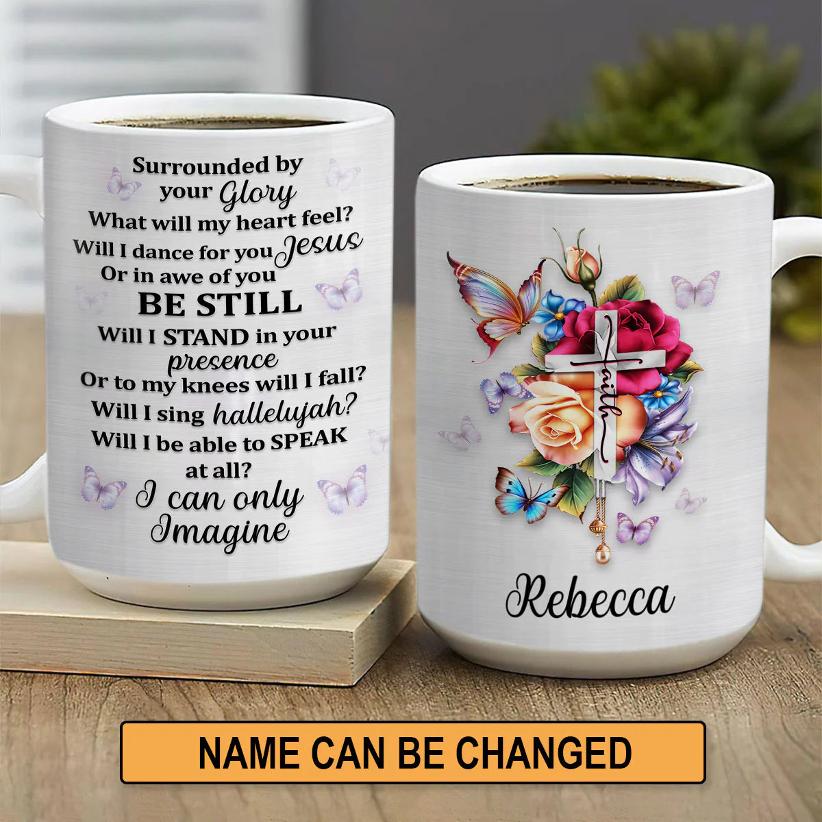 Christianartbag Drinkware, Be Still Will I Stand, Personalized Mug, Tumbler, Personalized Gift. - Christian Art Bag