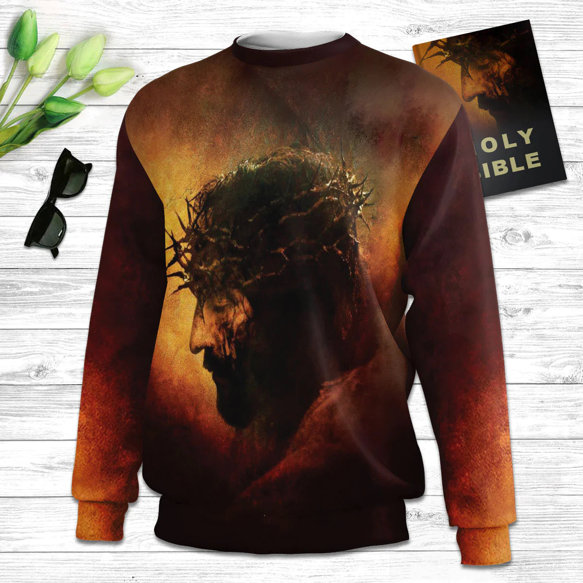 Christianartbag 3D Sweater, Be Still And Know That I Am God, Unisex Sweater, Christmas Gift. - Christian Art Bag