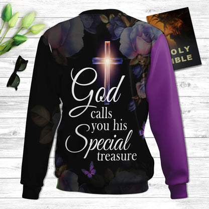 Christianartbag 3D Sweater, God Calls You His Special Treasure, Unisex Sweater, Christmas Gift. - Christian Art Bag