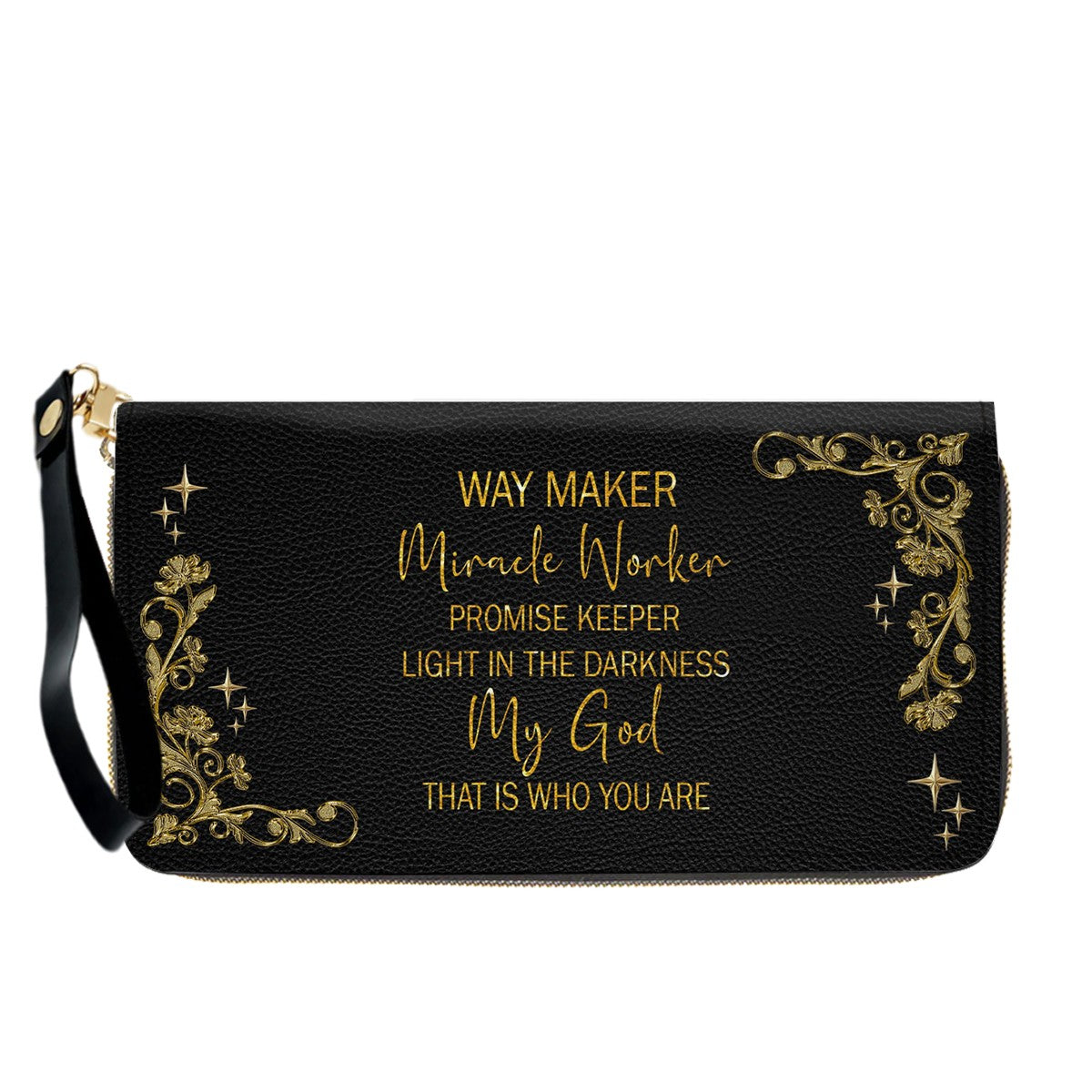 Personalized Christian Leather Handbag with Custom Name & Bible Verse | CHRISTIANARTBAG