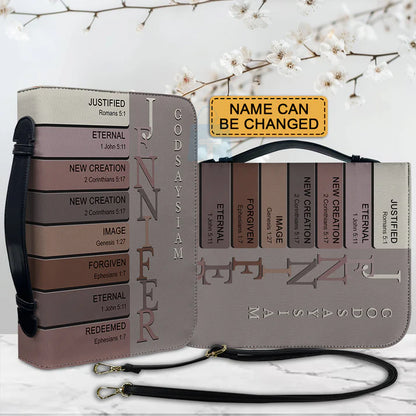 CHRISTIANARTBAG Handbags - Uncover the sacred meaning of your name - Custom Name & Color - Personalized Leather Handbag - CABLTB01250525