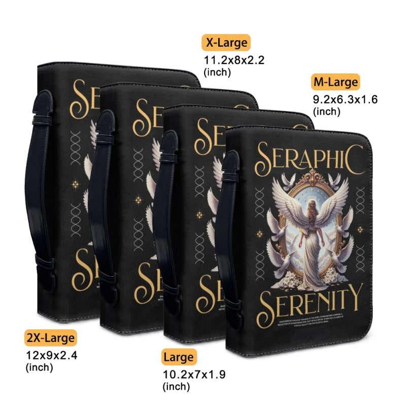 CHRISTIANARTBAG Bible Cover - Seraphic Serenity Ephesians - Personalized Bible Cover, CABBBCV02060924.