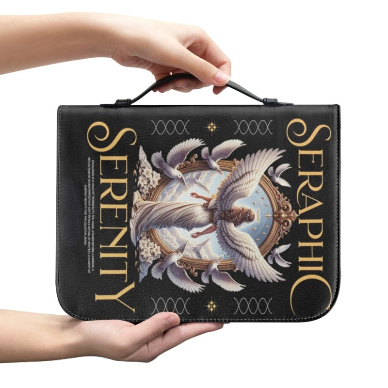 CHRISTIANARTBAG Bible Cover - Seraphic Serenity Ephesians - Personalized Bible Cover, CABBBCV02060924.