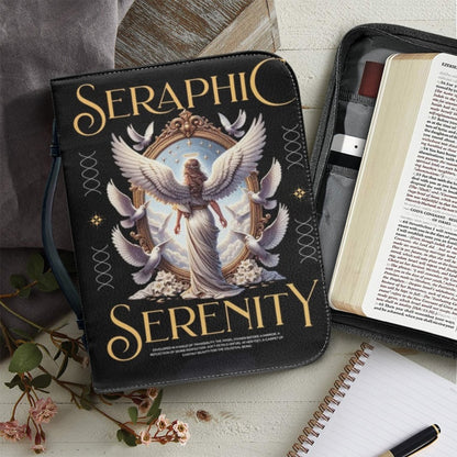 CHRISTIANARTBAG Bible Cover - Seraphic Serenity Ephesians - Personalized Bible Cover, CABBBCV02060924.