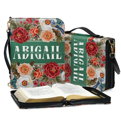 CHRISTIANARTBAG Bible Cover - Uncover the sacred meaning of your name - Custom Name, Verse, Design - Personalized Bible Cover, CABBBCV02102324.