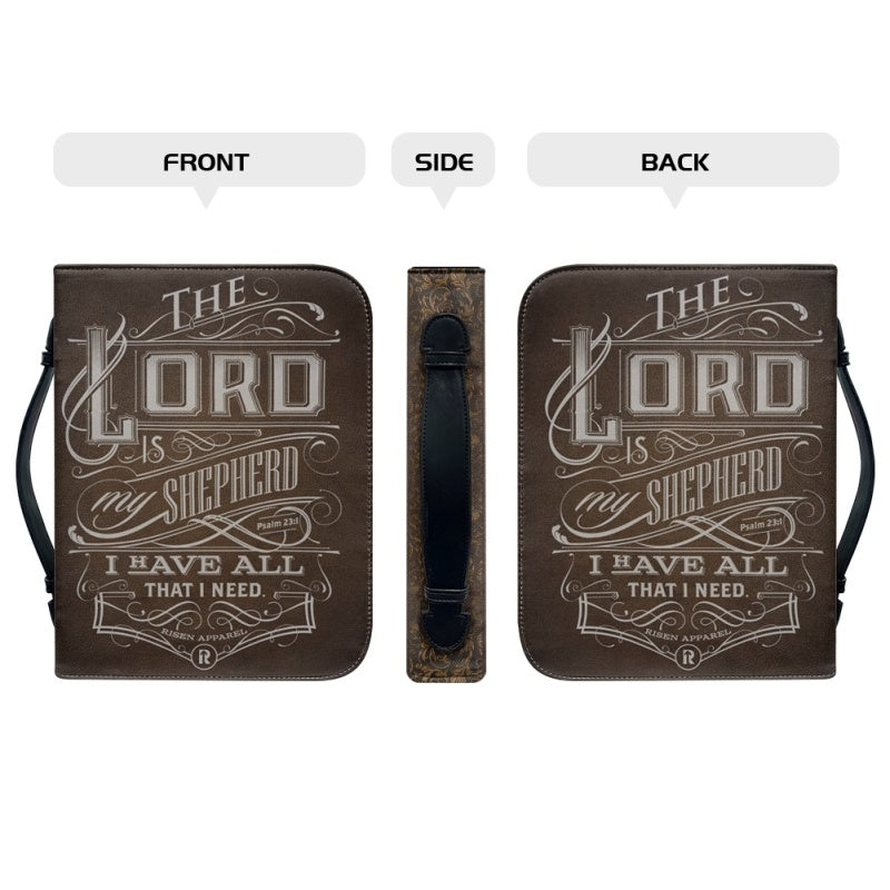 CHRISTIANARTBAG Bible Covers - The Lord Is My Shepherd Psalm 23 1 Bible-Cover - CABBBCV05080524.