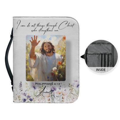 CHRISTIANARTBAG Bible Cover – Scripture Guide Design with Customizable Bible Verses | Spiritual Comfort and Guidance for Life's Challenges - CAB01081024