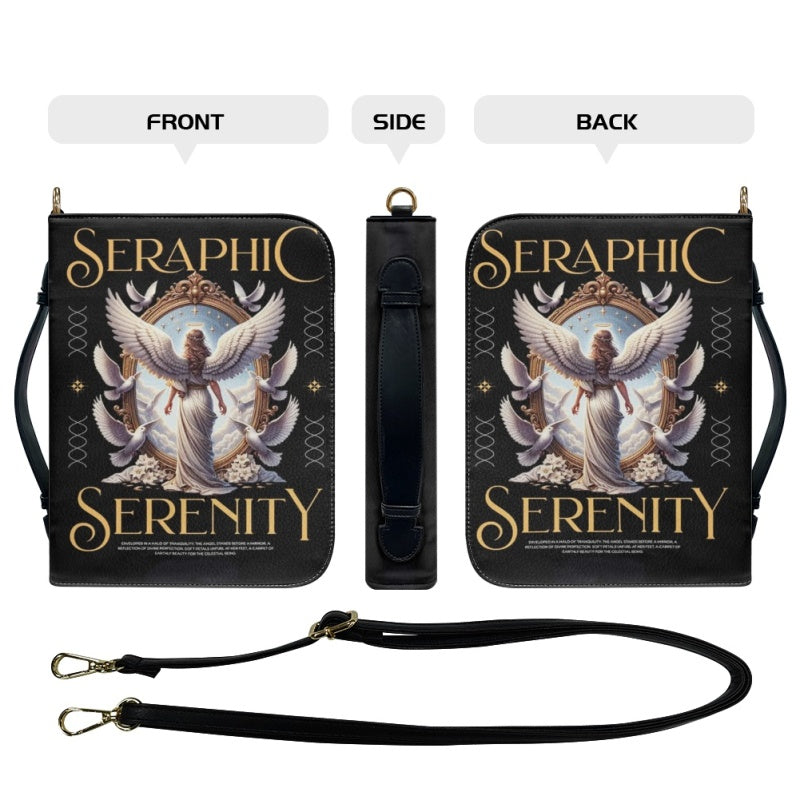 CHRISTIANARTBAG Bible Cover - Seraphic Serenity Ephesians - Personalized Bible Cover, CABBBCV02060924.