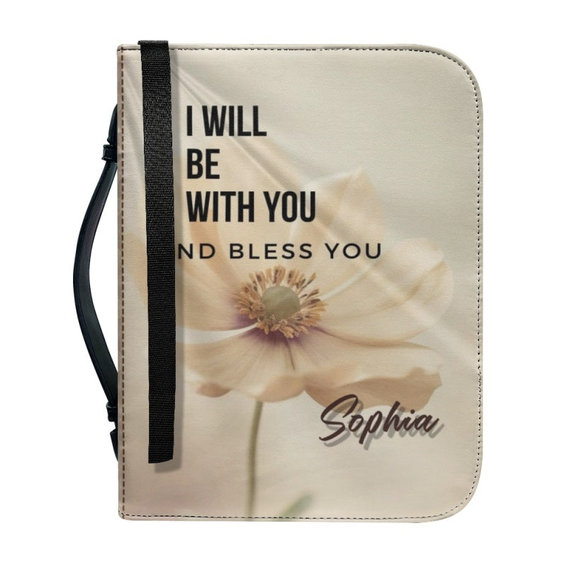 CHRISTIANARTBAG Bible Cover - I Will Be With You - The Lord Is My Shepherd - Personalized Bible Cover, CABBBCV01200924.