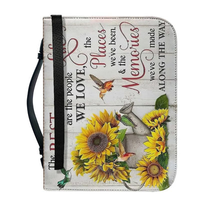 Christianartbag Bible Cover, Sunflower Bible Cover, Personalized Bible Cover, Sunflower Cross Bible Cover, Christian Gifts, CAB05171123. - Christian Art Bag