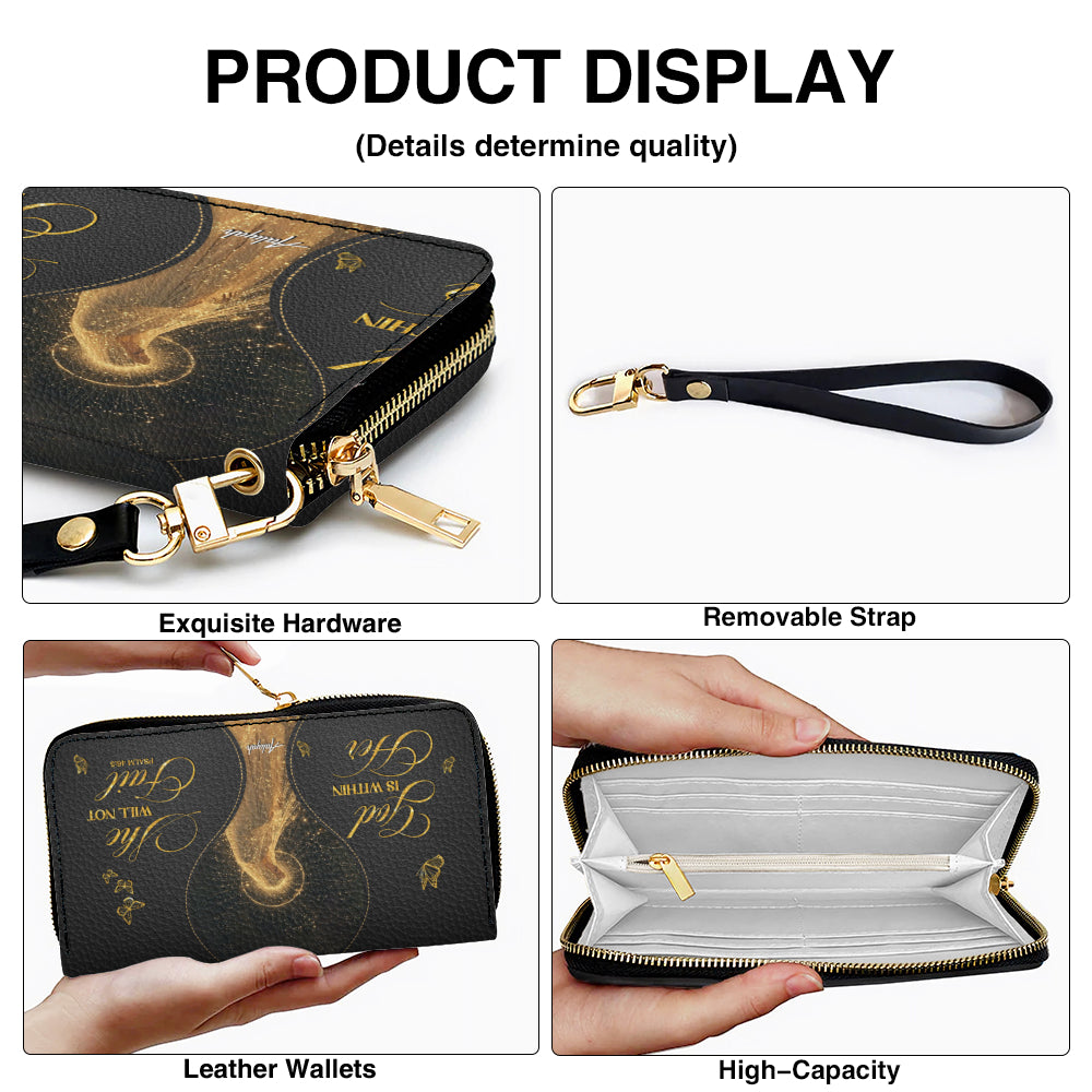 Personalized Christian Leather Handbag & Wallet Set | CHRISTIANARTBAG™ Faith Gift for Women