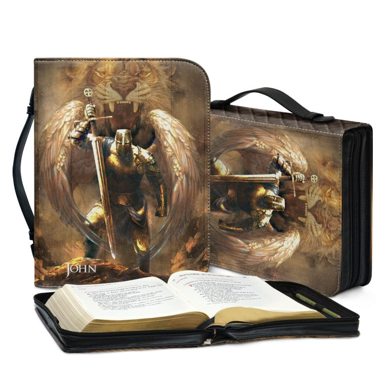 Christianartbag Bible Cover, Warrior of GOD Bible Cover, Personalized Bible Cover, Warrior Bible Cover, Christian Gifts, CAB02210224.