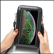 HPSP Personalized Touch Screen Phone Bag Crossbody Bags Women RFID Multifunctional Shoulder Wallet Mini Women's Bag Mobile Wallet Card Holder New - Christian Art Bag
