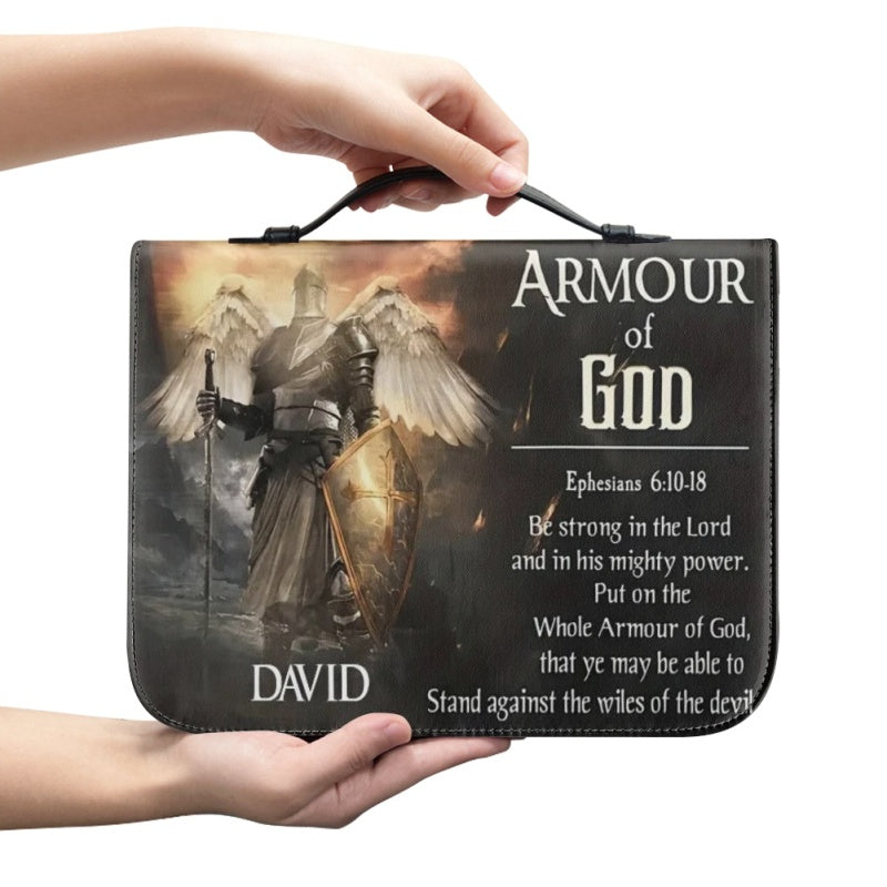 Christianartbag Bible Cover, Armour of GOD Bible Cover, Personalized Bible Cover, Warrior Bible Cover, Christian Gifts, CAB01150224.