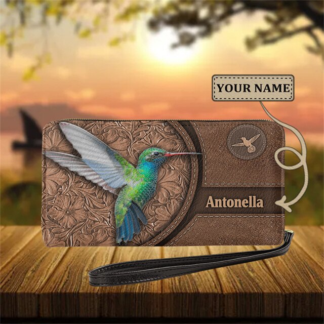 Christianart Personalized Gifts For Women, Women's Wallet Animal Print Wallets Fashion Handbags Wild Long Zipper Clutch Bag Multi-card Women Bag Purse. - Christian Art Bag
