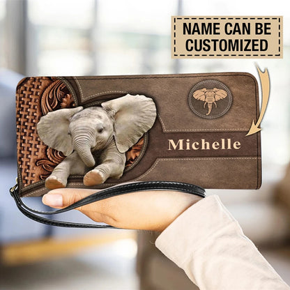 Christianart Personalized Gifts For Women, Women's Wallet Animal Print Wallets Fashion Handbags Wild Long Zipper Clutch Bag Multi-card Women Bag Purse. - Christian Art Bag