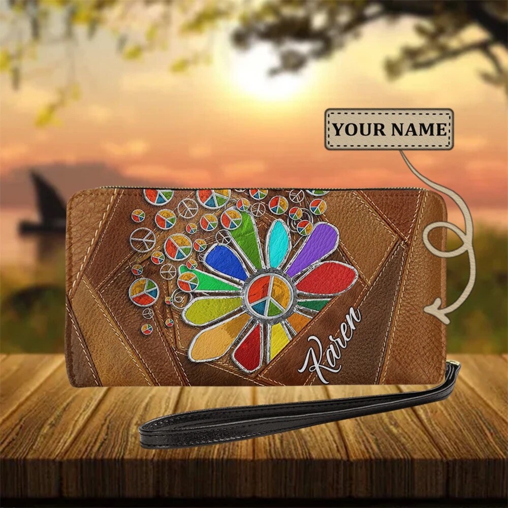 Christianart Personalized Gifts For Women, Women's Wallet Animal Print Wallets Fashion Handbags Wild Long Zipper Clutch Bag Multi-card Women Bag Purse. - Christian Art Bag