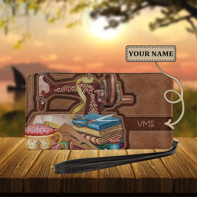 Christianart Personalized Gifts For Women, Women's Wallet Animal Print Wallets Fashion Handbags Wild Long Zipper Clutch Bag Multi-card Women Bag Purse. - Christian Art Bag