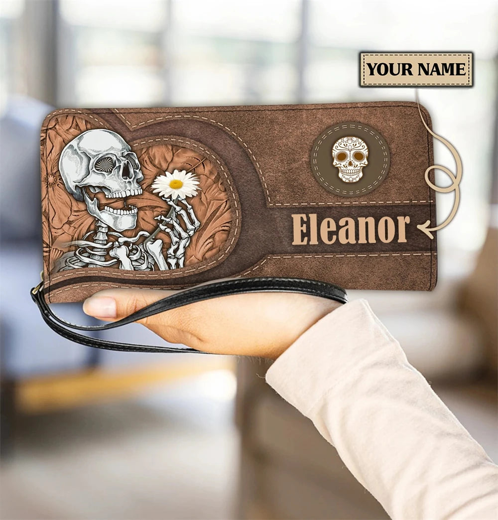 Christianart Personalized Gifts For Women, Women's Wallet Animal Print Wallets Fashion Handbags Wild Long Zipper Clutch Bag Multi-card Women Bag Purse. - Christian Art Bag