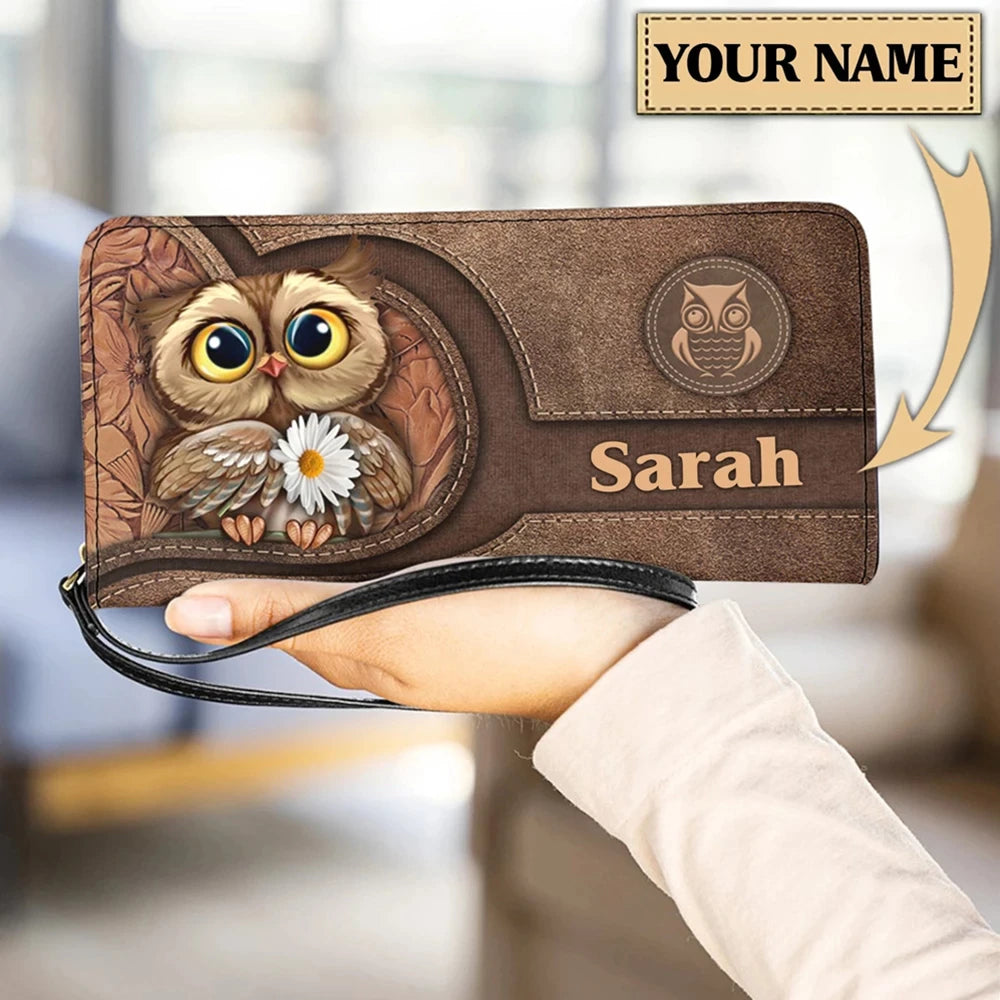 Christianart Personalized Gifts For Women, Women's Wallet Animal Print Wallets Fashion Handbags Wild Long Zipper Clutch Bag Multi-card Women Bag Purse. - Christian Art Bag