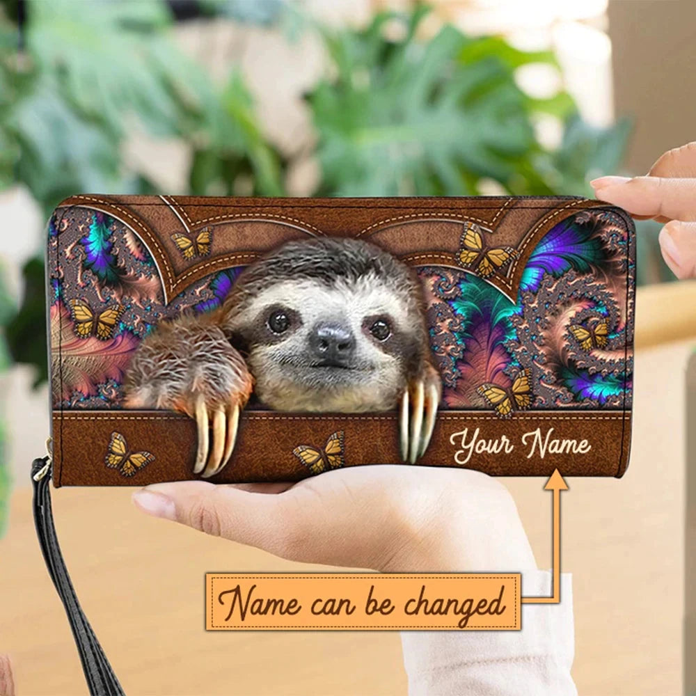 Christianart Personalized Gifts For Women, Women's Wallet Animal Print Wallets Fashion Handbags Wild Long Zipper Clutch Bag Multi-card Women Bag Purse. - Christian Art Bag