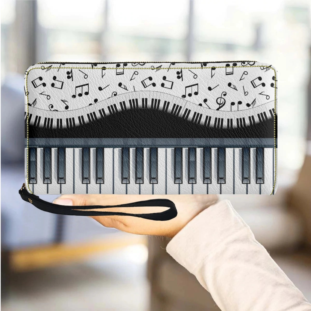 Christianart Personalized Gifts For Women, Women's Wallet Animal Print Wallets Fashion Handbags Wild Long Zipper Clutch Bag Multi-card Women Bag Purse. - Christian Art Bag